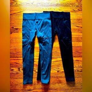 2 pair Ribbed Leggings Sz. XL